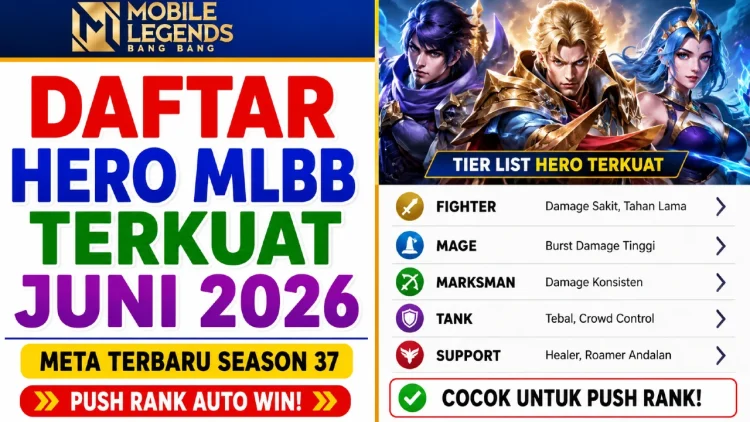 Daftar Hero MLBB Terkuat Juni 2026