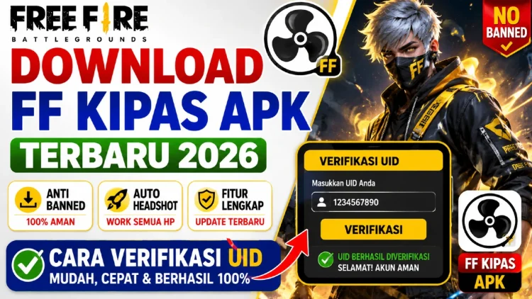Download FF Kipas Apk Terbaru dan Cara Verifikasi UID
