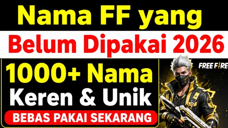 Nama FF yang Belum Dipakai 2026